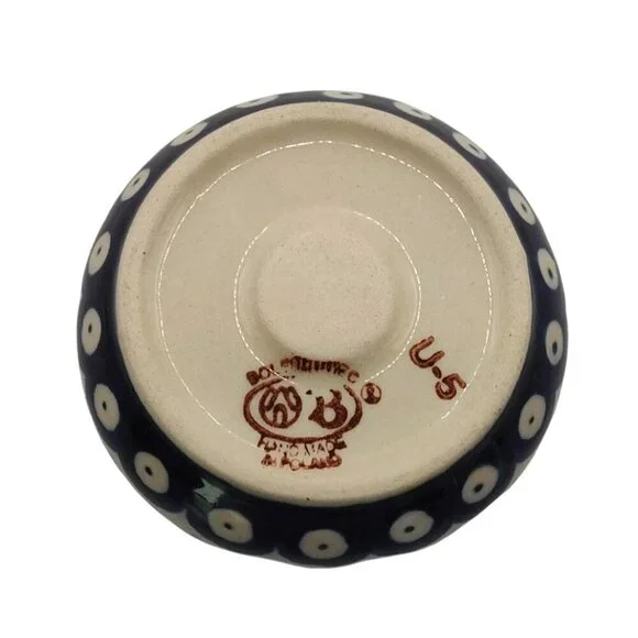 Polish Pottery Boleslawiec Mosquito #P4859A Handmade 3.5" Ceramic Mini Heater - Picture 4 of 11